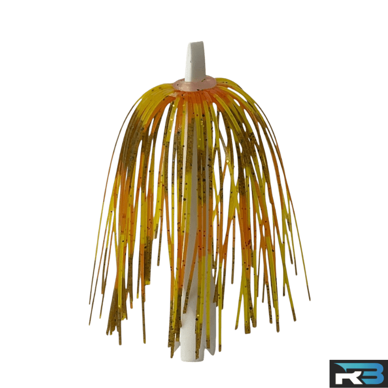 (40 Pack) Pumpkin Seed - 2.5" Umbrella Jig Skirts