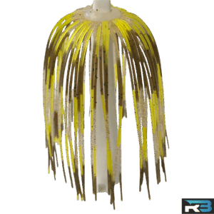 (40 Pack) Yellow Perch - 2.5" Umbrella Jig Skirts