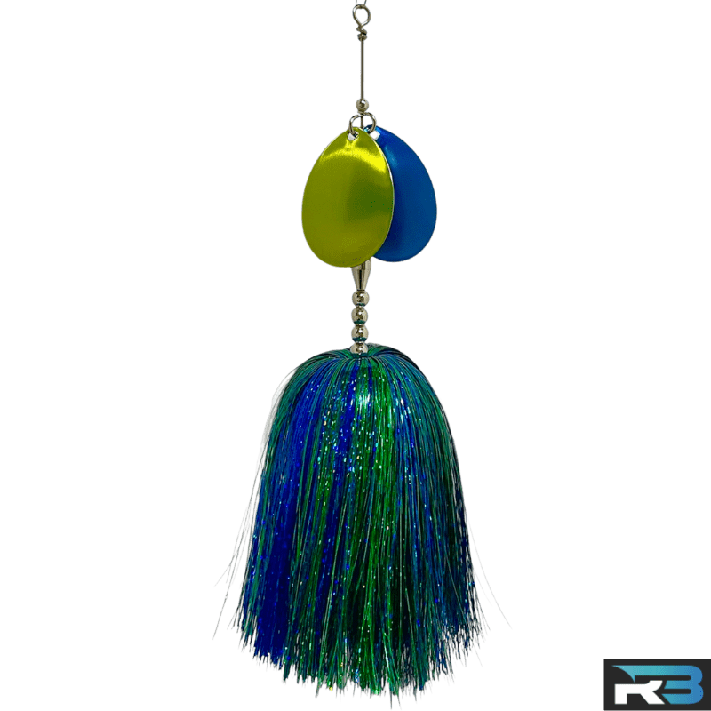 Blue/Green - 8.5" Bucktail