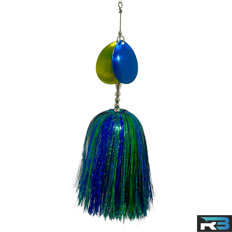 Blue/Green - 8.5" Bucktail - Image 2