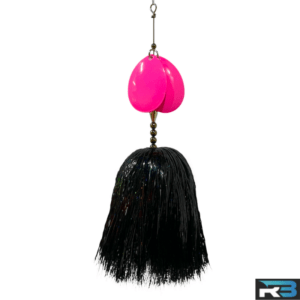 Black Bubble Gum - 8.5" Bucktail