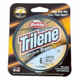 Berkley Trilene TransOptic Monofilament - Clear Gold - 6lb | 2.7kg - 220yd | 201m