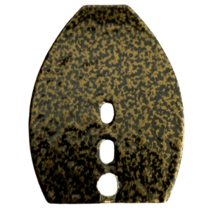 (10 Pack) Gold Crinkle Fishing Lure Swim Jig Blades. Split Rings and Clips Included.